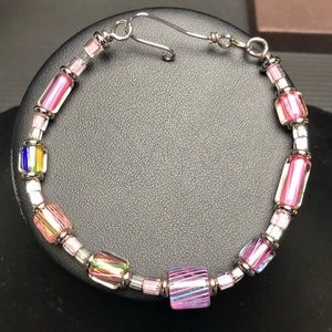 Handmade Glass Bead Bracelet
